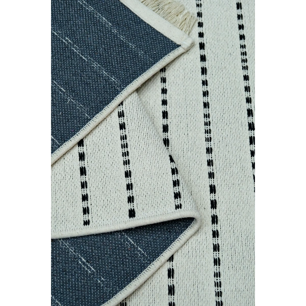 SİMEREV HALI İskandinav Kaymaz Taban Saçaklı Dokuma Örgü Yıkanabilir Salon Oturma Odası Yolluk Kilim