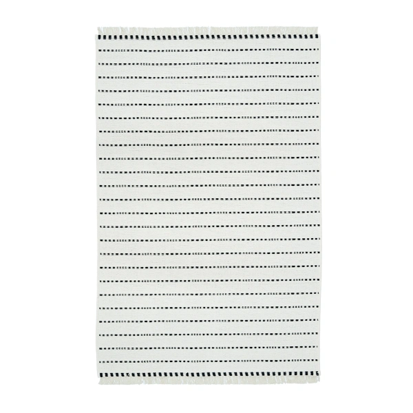 SİMEREV HALI İskandinav Kaymaz Taban Saçaklı Dokuma Örgü Yıkanabilir Salon Oturma Odası Yolluk Kilim