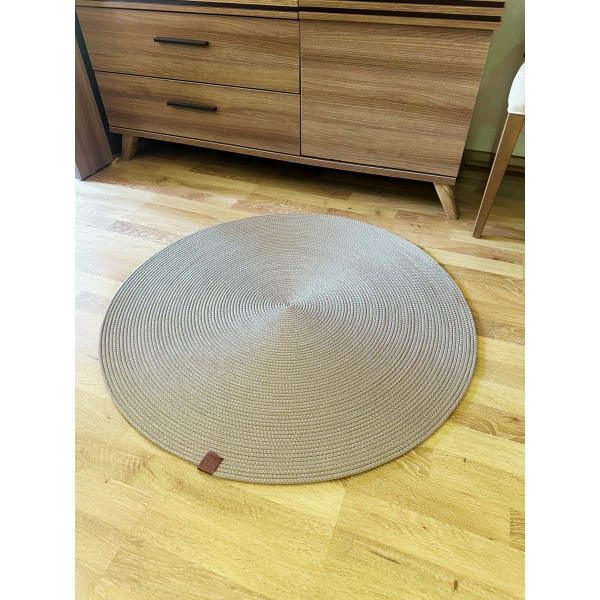 El Örmesi Çift Taraflı Yıkanabilir Oturma Odası Salon Mutfak Halısı Jüt Hasır Yolluk Halı Kilim