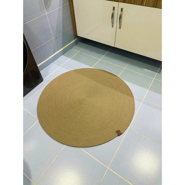 El Örmesi Çift Taraflı Yıkanabilir Oturma Odası Salon Mutfak Halısı Jüt Hasır Yolluk Halı Kilim