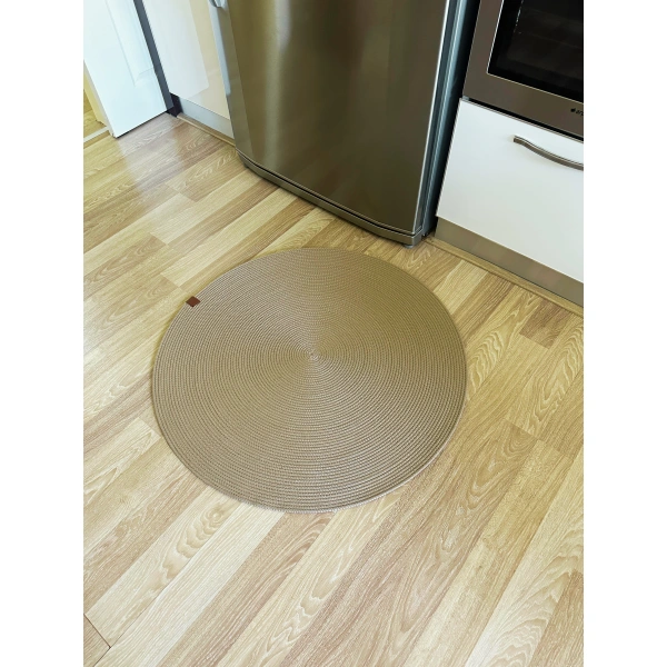 El Örmesi Çift Taraflı Yıkanabilir Oturma Odası Salon Mutfak Halısı Jüt Hasır Yolluk Halı Kilim