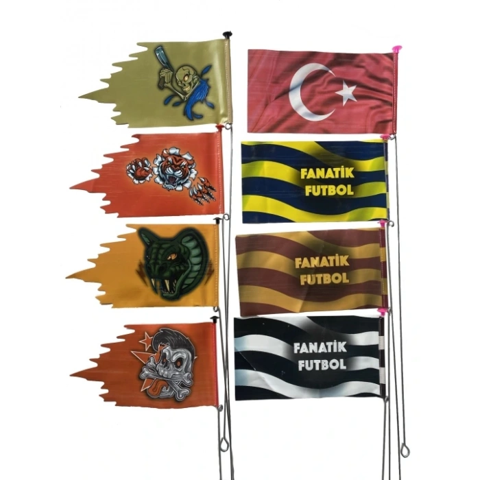 BAYRAK DİREĞİ PVC KARE (KARIŞIK) (48 CM)