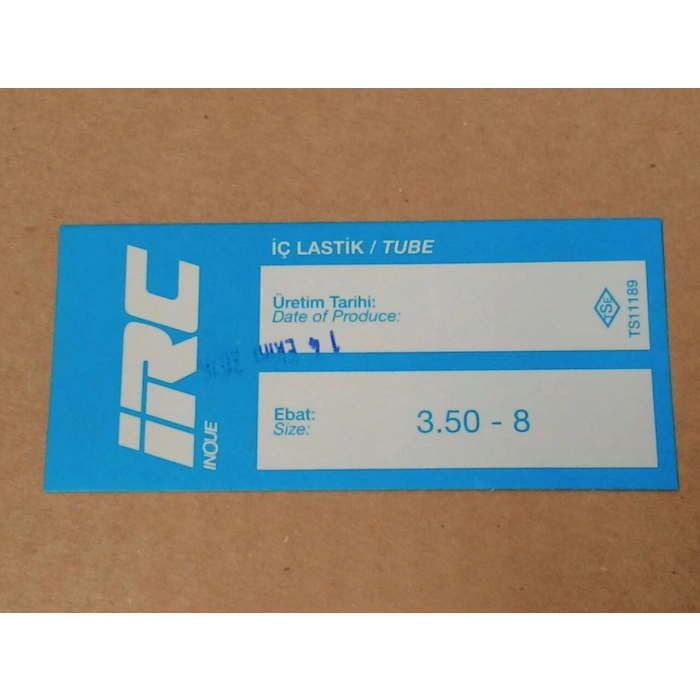 İÇ LASTİK 3.50-8  (EĞRİ SİBOP) (8575)