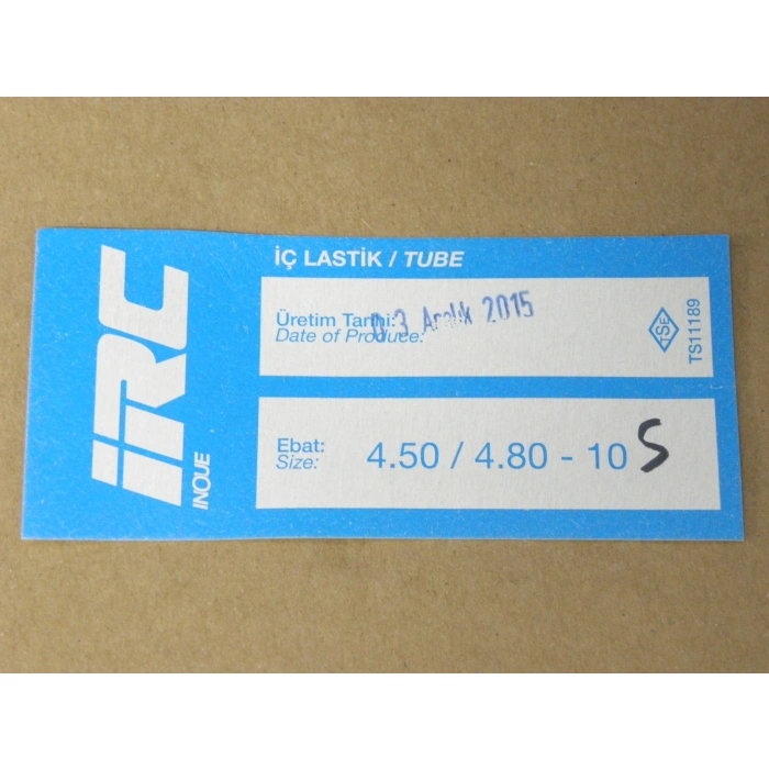 İÇ LASTİK 4.50/4.80-10 S (DÜZ SİBOP) (8590)