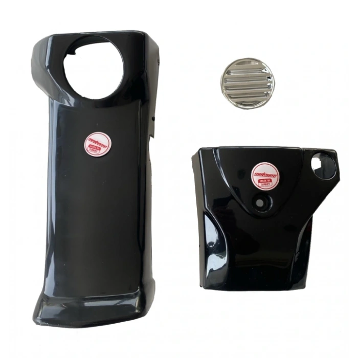 KONTAK PLASTİĞİ+ÖN PANEL (3LÜ) E-BİKE TRANS SİYAH