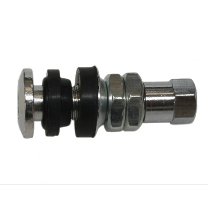 LASTİK SİBOBU DÜZ NİKEL  (VİDALI)