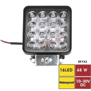FAR KOMPLE 16 LED KARE İNCE (0577)