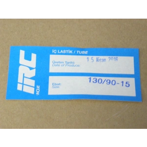 İÇ LASTİK 130/90-15 (DÜZ SİBOP) (8503)