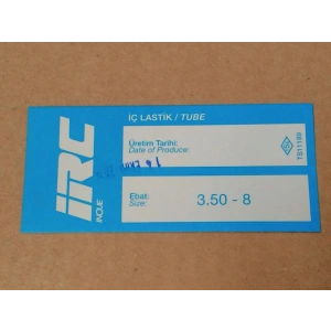 İÇ LASTİK 3.50-8  (EĞRİ SİBOP) (8575)