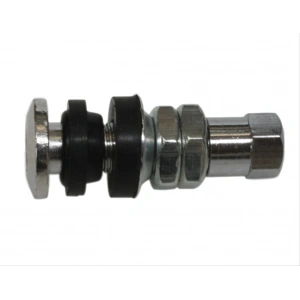 LASTİK SİBOBU DÜZ NİKEL  (VİDALI)