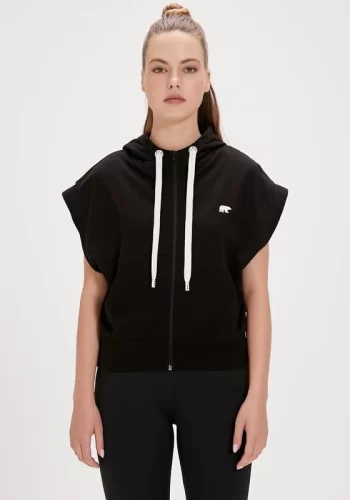Bad Bear Kelly Siyah Full-Zip Sweatshirt