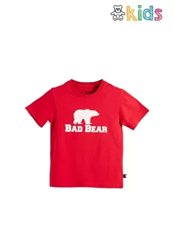 Bear Tee Kids Crimson Red Kırmızı T-Shirt Çocuk Tişört