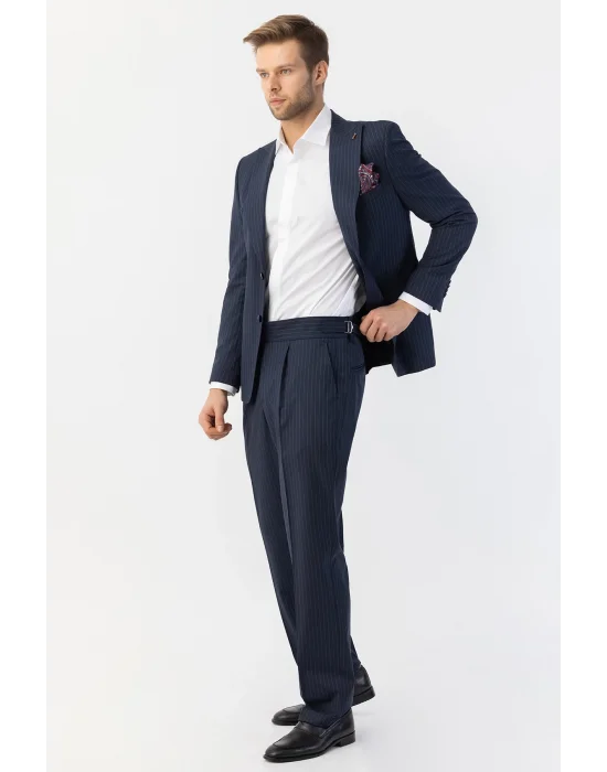 GİOTELLİ ÇİZGİLİ ERKEK TAKIM ELBİSE