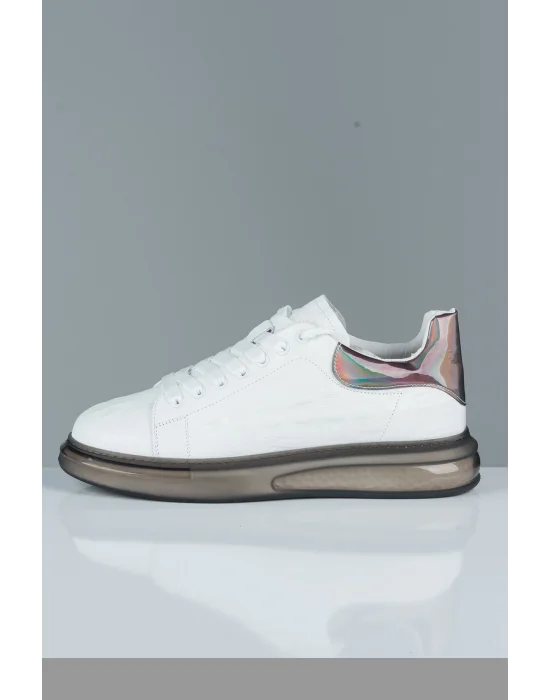 GUJA PREMİUM YILAN DERİLİ ER SPOR AYAKKABI - 22K415-001