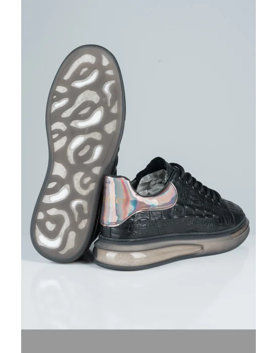 GUJA PREMİUM YILAN DERİLİ ER SPOR AYAKKABI - 22K415