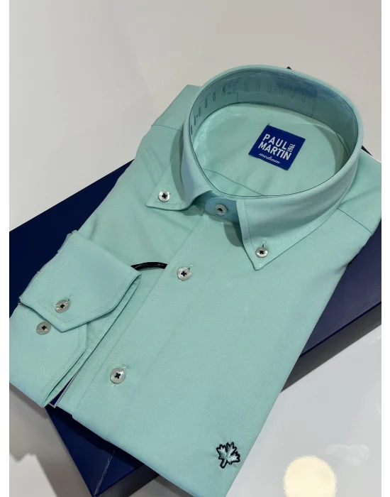 PAUL MARTİN NEW SEASON ÖRME KUMAŞ ER GÖMLEK - PM3522R1-160