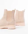 02-2137 Bej Süet Lastikli Günlük Kadın Bot