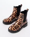 02-2137 Leopar Lastikli Günlük Kadın Bot