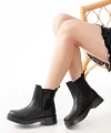 02-2137 Siyah Lastikli Günlük Kadın Bot