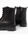 1101-2289 Siyah Luna Bağcıklı Fermuarlı Günlük Kadın Bot