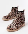 165-225 Leopar Bağcıklı Fermuarlı Günlük Kadın Bot
