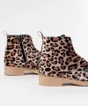 165-225 Leopar Bağcıklı Fermuarlı Günlük Kadın Bot