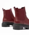 812-2137 Bordo Lastikli Günlük Kadın Bot