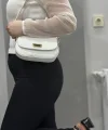 Beyaz cilt jessi çanta