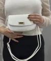 Beyaz cilt jessi çanta