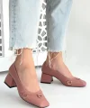 Cande Pudra Cilt Topuklu Ayakkabı