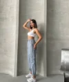 Jogger lastik paça pantolon