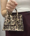 luxe leopar cilt çanta
