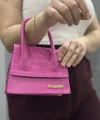 Luxe pembe cilt çanta