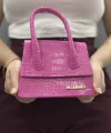Luxe pembe cilt çanta