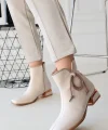 Melina Bej Cilt Topuklu Bot