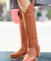 Milla Taba Cilt Tak Çıkar Topuklu Bot Ve Çizme
