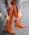 Milla Taba Cilt Tak Çıkar Topuklu Bot Ve Çizme