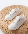 P-910 Beyaz Bağcıklı Taban Dikişli Günlük Kadın Spor