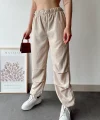 Paraşüt pantolon bej