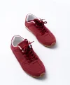 RS-01 Bordo Süet İnce Taban Günlük Spor Ayakkabı