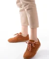 RS-01 Taba Süet İnce Taban Günlük Spor Ayakkabı
