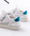 SV-01 Beyaz Garni Bağcıklı Kadın Spor Ayakkabı