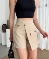 Tek cepli şort etek