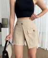 Tek cepli şort etek