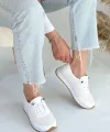 Tone Beyaz Cilt Bağcıklı Spor Ayakkabı