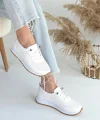 Tone Beyaz Cilt Bağcıklı Spor Ayakkabı