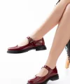 YSN-4444 Bordo Rugan Günlük Bayan Ayakkabı