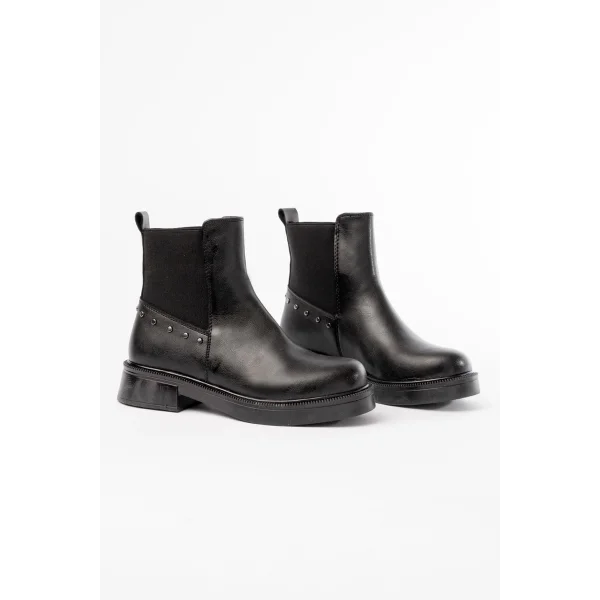 02-2005 Siyah Lastikli Günlük Kadın Bot