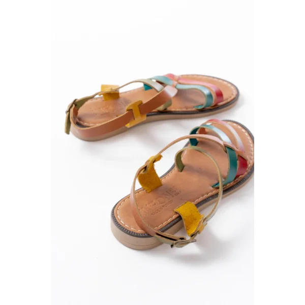 205-05 Multi Ortopedik Hakiki Deri Kadın Sandalet