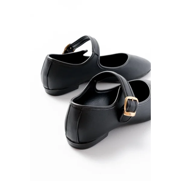 2606 Siyah Baretli Günlük Bayan Ayakkabı